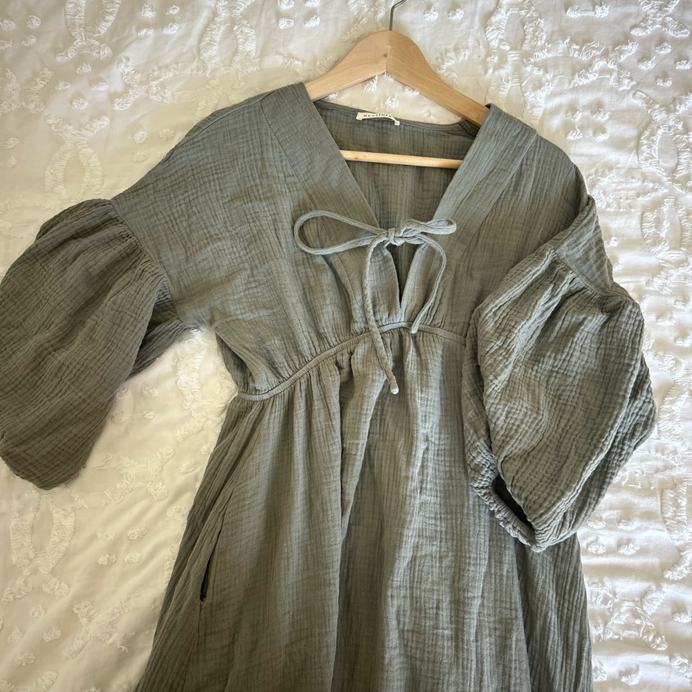 EUC Neuflora Port Augusta Dress in Dusty Eucalyptus